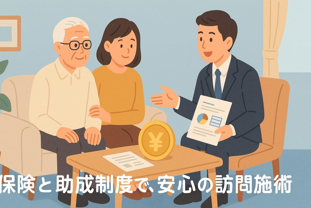 保険と助成制度で、安心の訪問施術